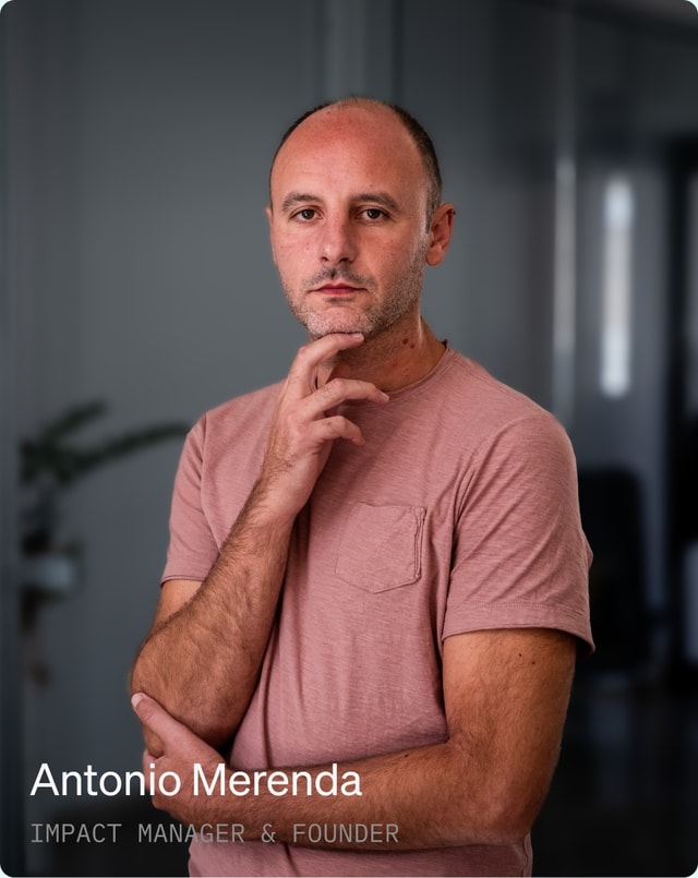 Ritratto di Antonio Merenda, Impact Manager & Founder